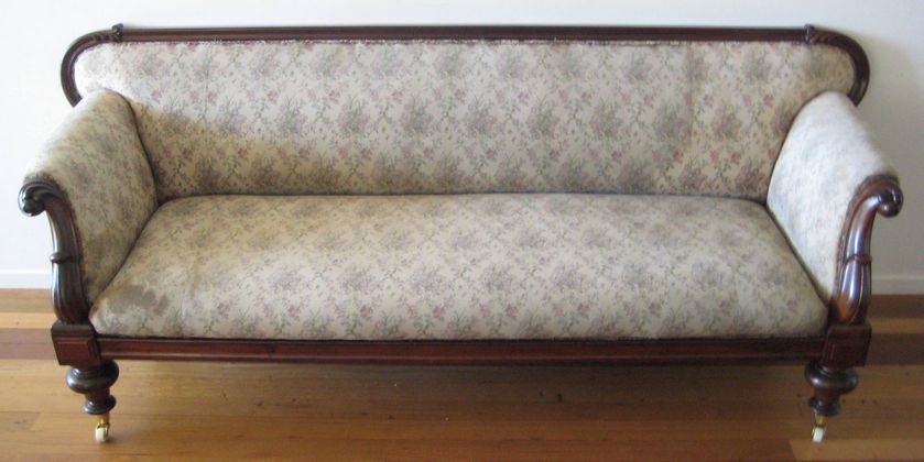 Mahogany Sofa   SOLD